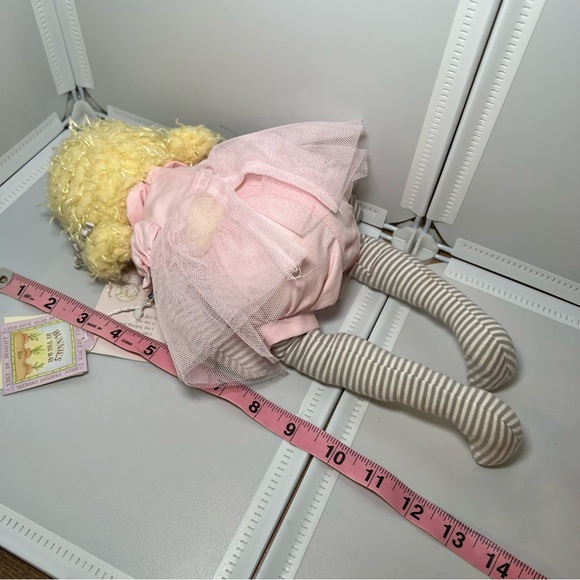 Bunnies By The Bay 14" Blonde Elsie Pretty Inside Doll, Baby's First Plush Doll - Picture 4 of 5